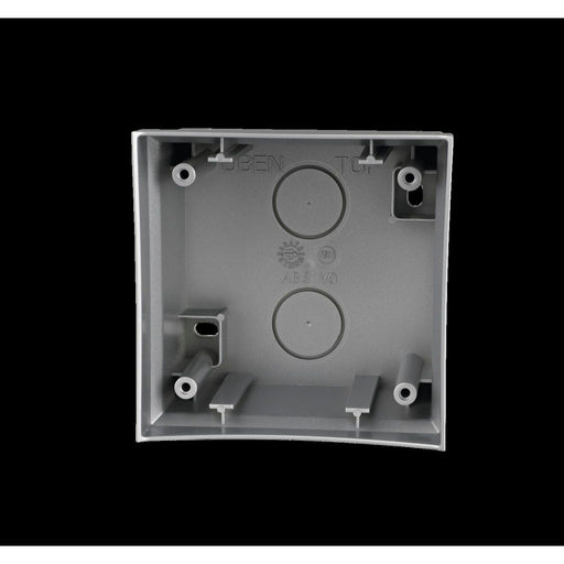 Warema Sonnen - Aufputzgehäuse für Unterputzgerät Aufputzgehäuse silber 1002223 für Timer/Minitronic