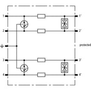 DEHN - Überspannungsableiter für Informations-/MSR-Technik Überspannungsabl.-Modul BSP M4 BD HF 24 f.BLITZDUCTOR SP