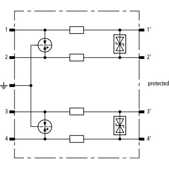 DEHN - Überspannungsableiter für Informations-/MSR-Technik Überspannungsabl.-Modul BSP M4 BD HF 24 f.BLITZDUCTOR SP