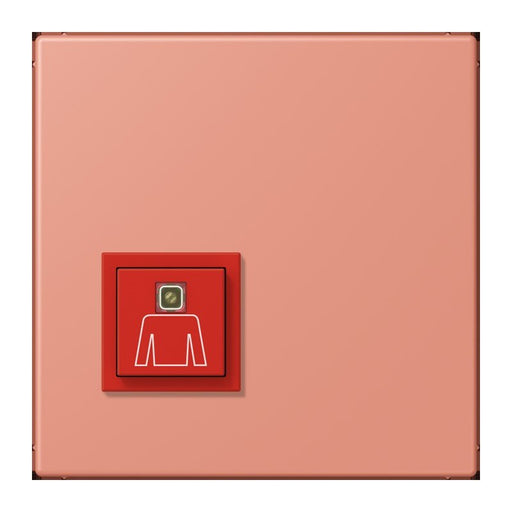 Jung - Behindertenelement für Installationsschalterprogramme Notrufsystem Ruftaster NRS LC 0834 RT 233 locre rouge moyen