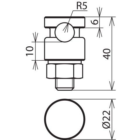 DEHN - Verbinder für Blitzschutz KS-Verbinder NIRO KSV 6.10 FER V2A NIRO f. Rd 6-10mm