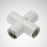 Trilux - Mechanisches Zubehör/Ersatzteile für Leuchten X-Verbinder Tugra X-Conn. Alu 23 grau