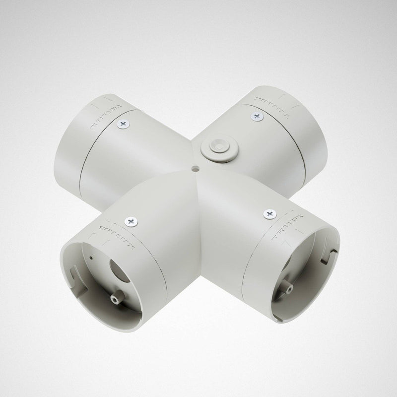 Trilux - Mechanisches Zubehör/Ersatzteile für Leuchten X-Verbinder Tugra X-Conn. Alu 23 grau