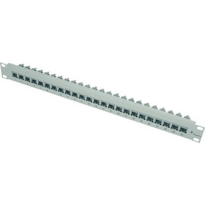 Telegärtner - Patchpanel Kupfer 19Z.-Modulträger 1HE 100007028 für 24AMJ Kupplungen