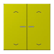 Jung - Bedienelement intelligent Taster mit Pfeilsymbolen BT LC 17102 P 249 vert olive vif