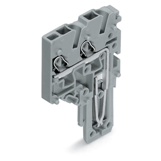 WAGO - Ein- und mehrpolige Klemmenleiste 2-Leiter-Endmodul 2020-281 CAGECLAMP,1,5mm²,gr − 250 Stück