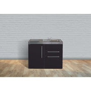 Stengel - Mini-Küche Miniküche Premiumline MPGSSM110GSIKFliBre Schwarz matt