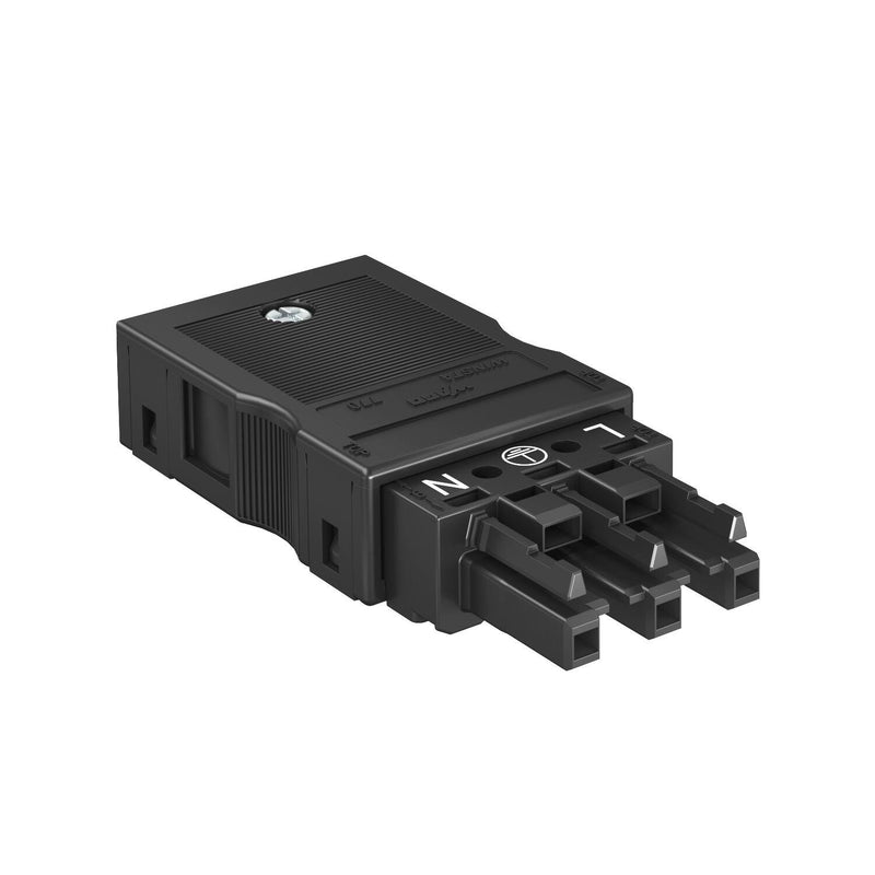 OBO Bettermann - Steckverbinder für steckbare Gebäudeinstallation Buchsenteil BT-WIN 3P SW 76x35x15