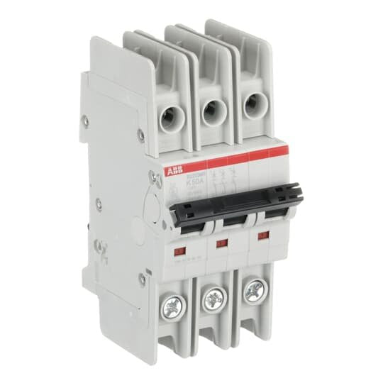 ABB Stotz S&J - Leitungsschutzschalter Sicherungsautomat SU203MR-K50 10kA, 50A, 3P, RTT