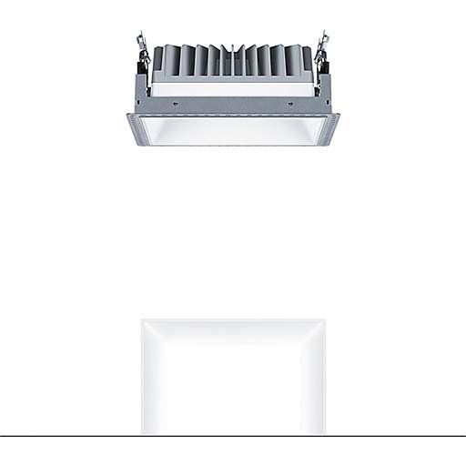 Zumtobel Group - Downlight/Strahler/Flutlicht LED-Einbauleuchte P-INF Q #60818285 3000K