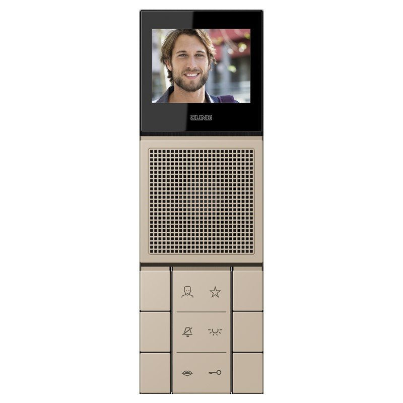 Jung - Innenstation für Türkommunikation SIB Video-Innenstation SI VI LC 627 243 LS 32142