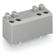 WAGO - Leiterplattenklemme 735-306/001-000 Drücker,1,5mm²,grau − 40 Stück
