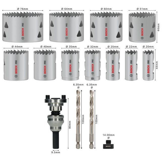 Bosch - Lochsäge PRO Multi Material 2608901548VE(15) Lochsäge Q-Lock