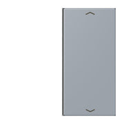 Jung - Abdeckung/Bedienelement für Installationsschalterprogramme Taste 2fach m. Pfeilsymb. LC 402 TSAP 257 gris clair 59
