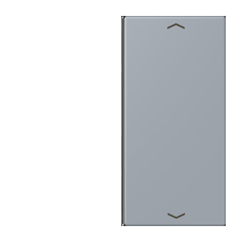Jung - Abdeckung/Bedienelement für Installationsschalterprogramme Taste 2fach m. Pfeilsymb. LC 402 TSAP 257 gris clair 59