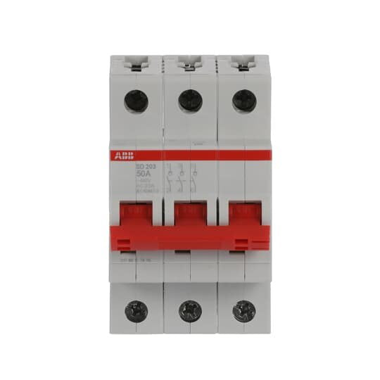 ABB Stotz S&J - Schalter für Reiheneinbau Lasttrennschalter SD203/50 3-polig, 50A
