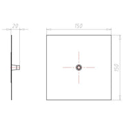 Kaiser - Zubehör/Ersatzteile für Dose/Gehäuse für Montage in der Wand/Decke Leitungsmanschette 9089-44 D4-8 mm Vlies-Butyl