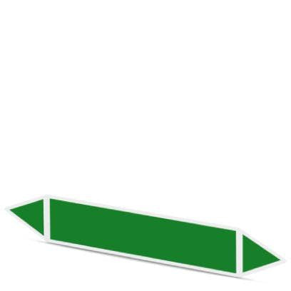 Phoenix Contact - Warn-/Hinweisschild Rohrleitungsmarkierer PML-T101 (26X280)R grün, 26x280mm