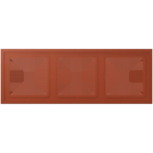 Jung - Abdeckrahmen Rahmen 3-fach LCZ 983 BF 232 locre rouge