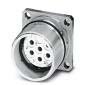 Phoenix Contact - Rundsteckverbinder, feldkonfektionierbar (Industriesteckverbinder) Gerätesteckverbinder CA-06S1NC22S00 Vorderwand