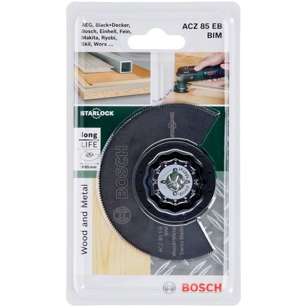 Bosch - Blatt für Oszillierer BIM Segmentsägeblatt 2609256943 ACZ 85 EB,85mm