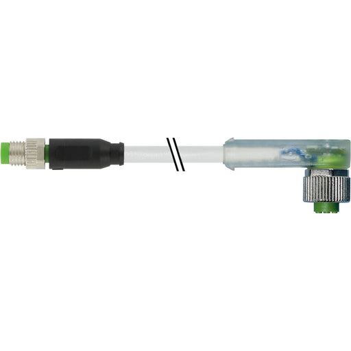 Murrelektronik - Konfektioniertes Sensor-Aktor-Kabel Verbindungsleitung 7000-88281-2300030 M8 St.ger.auf Bu.M12 − 1 Stück
