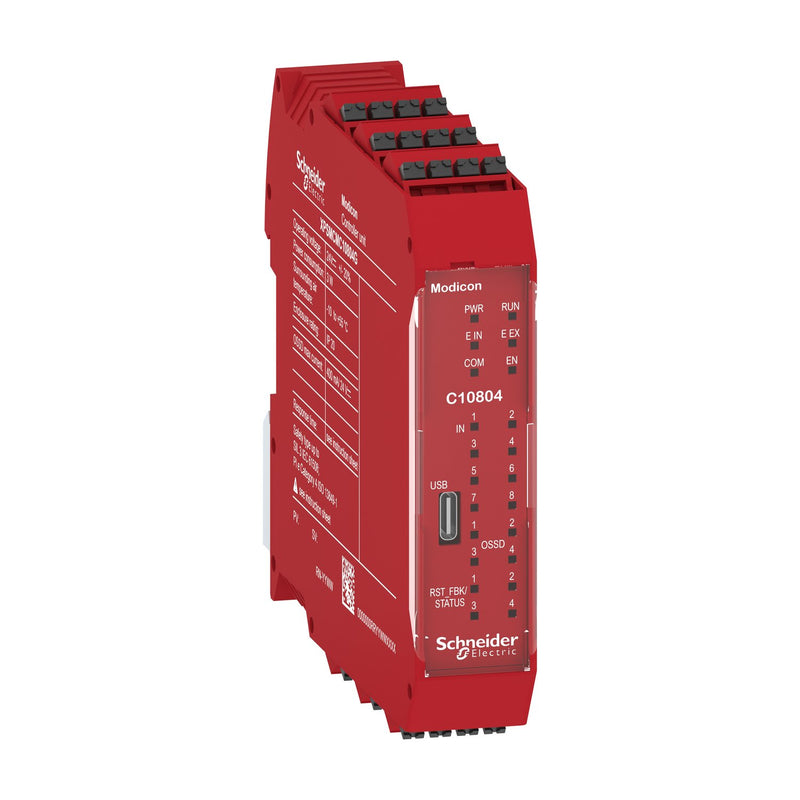 Schneider Electric - Gerät zur Überwachung von sicherheitsgerichteten Stromkreisen CPU modularer Sicherheits- XPSMCMC10804G controller Modicon