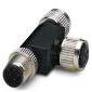 Phoenix Contact - Sensor-Aktor-Adapter T-Verteiler SAC-4P-M12T/#1559783 − 5 Stück