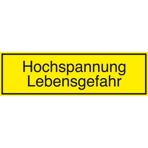 HellermannTyton - Warn-/Hinweisschild Etiketten 597-63201(VE100) − 5 Packung