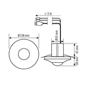 ESYLUX - Bussystem-Bewegungsmelder Decken-Präsenzmelder PDC360i/.#EP10427824