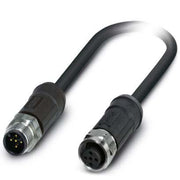 Phoenix Contact - Konfektioniertes Sensor-Aktor-Kabel Bussystem-Kabel SAC-5P-M12M #1410467 5-polig, FRNC sw