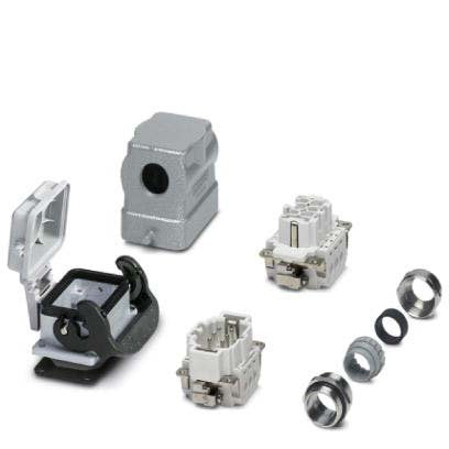 Phoenix Contact - Rechtecksteckverbinder, Set (Industriesteckverbinder) Steckverbinder-Set HC-KIT-B06-R02