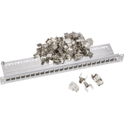 Corning - Patchpanel Kupfer Patchpanel 24 Ports 1HE UU001622826 mit Cat6A PL Modulen