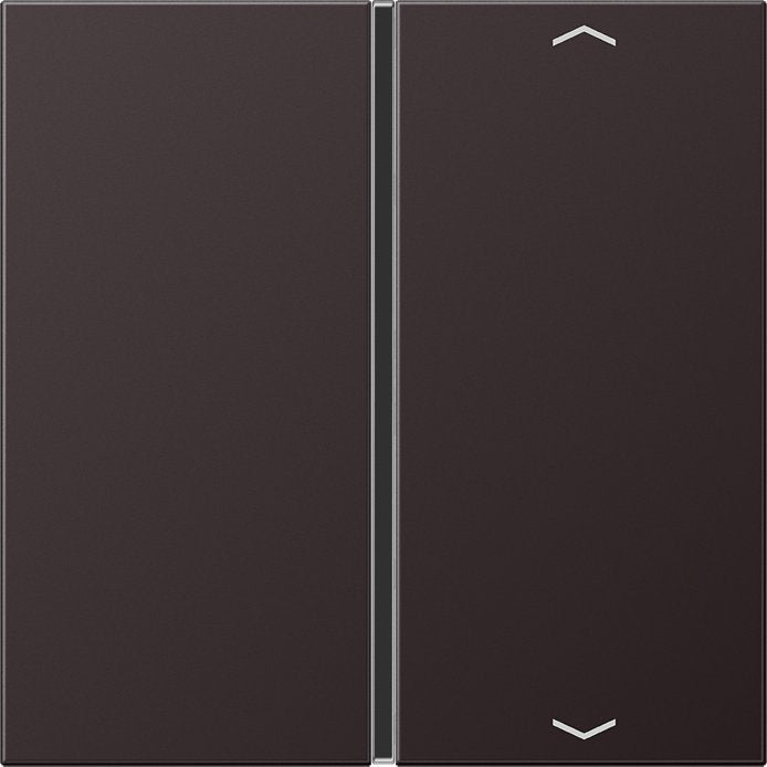 Jung - Abdeckung/Bedienelement für Installationsschalterprogramme Taste 1-fach AL 2401 TSAP D Symbole Auf/Ab − 1 Stück