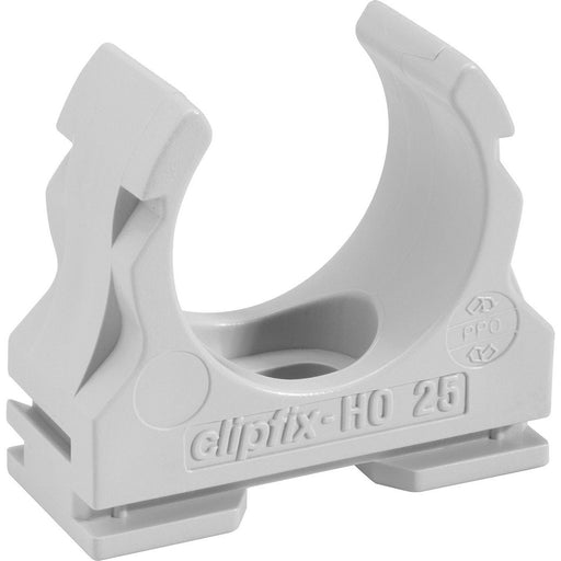 Fränkische - Rohrschelle Kunststoff-Klemmschelle clipfix-H0 20 gr, f.alle Wellrohre − 50 Stück