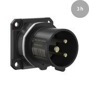 Walther Werke - CEE-Gerätestecker (IEC 60309) CEE NEO Anbaugerätestecker FW612303CC gerade 16A 3P 3h