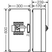 Hensel - Lasttrennschalter Mi-Lastschaltergehäuse Mi 7457 160A 4pol.+PE