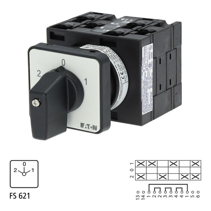 Eaton - Lastschalter Wendeschalter T3-3-123/E  − 1 Stück
