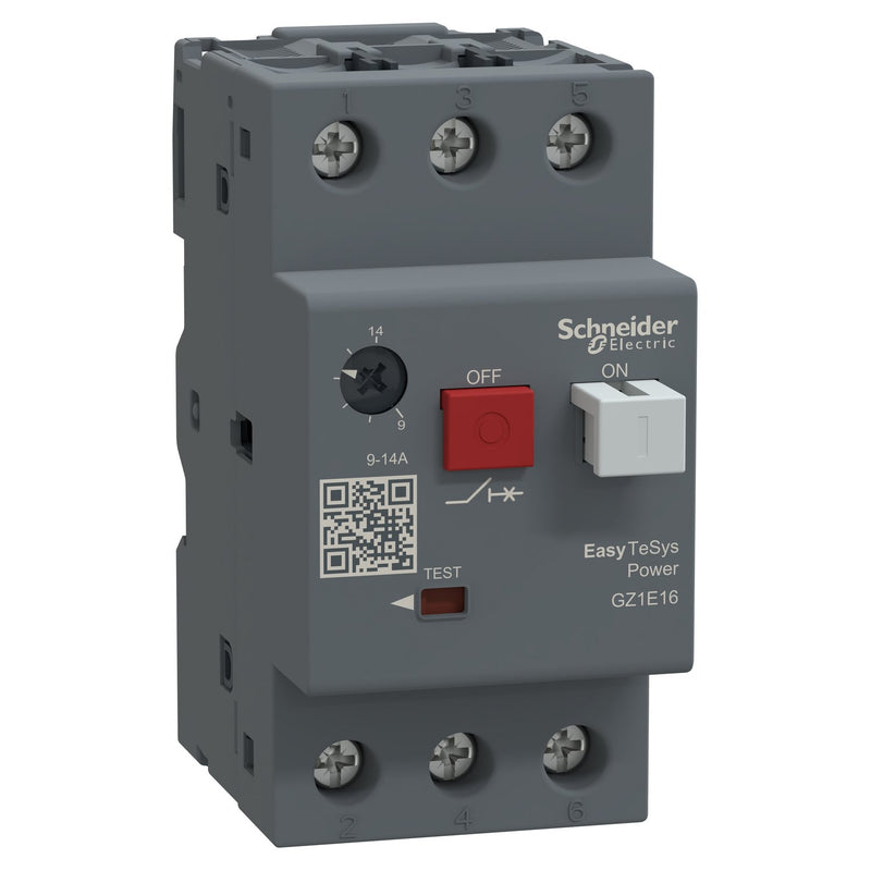 Schneider Electric - Leistungsschalter für Motorschutz Motorschutzschalter Easy GZ1E16 TeSys 9-14A Nennstr
