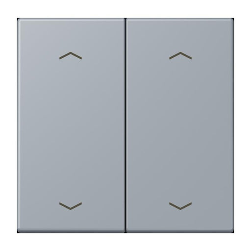 Jung - Abdeckung/Bedienelement für Installationsschalterprogramme Wippe mit Pfeilsymbolen LC 102 P 257 gris clair 59