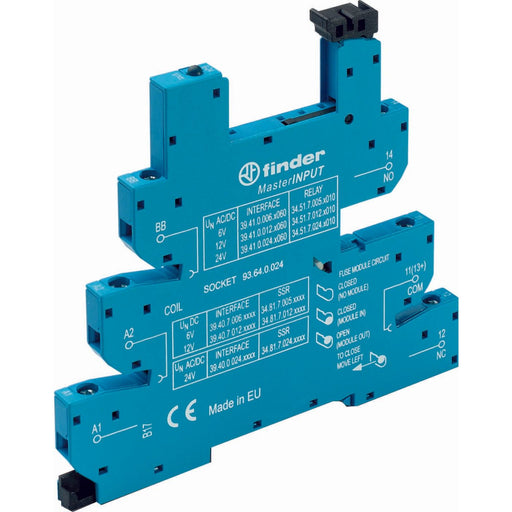 Finder - Relaissockel Schraubanschluss-Fassung 93.64.0.125 für 34.51 od. 34.81 − 10 Stück by Finder
