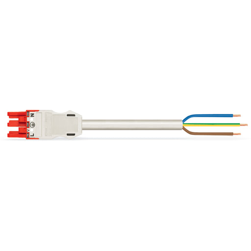 WAGO - Konfektionierte Leitung für steckbare Gebäudeinstallation konfekt. Anschlussleitung 771-9973/107-502 Eca,Buchse