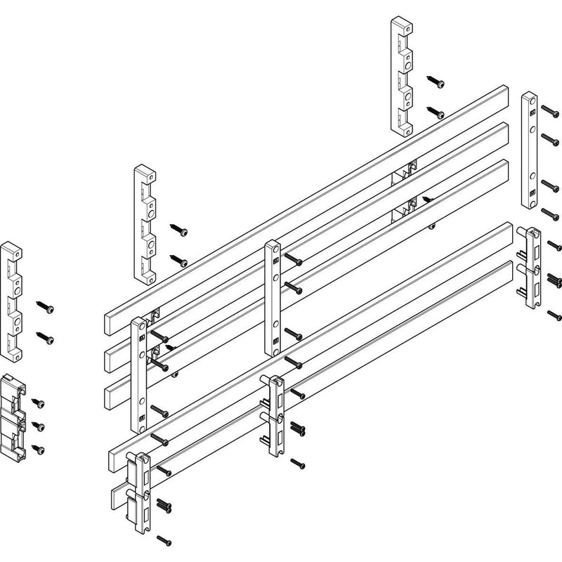 ABN - Verteilerfeld für Installationsverteiler Sammelschienen-Modul MTSC33765 tief 3FB/3RE