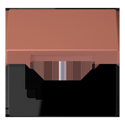 Jung - Abdeckrahmen Klappdeckel m. Stellfeder LC 990 BFKL 236 terre sienne brique