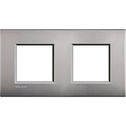 Legrand (BT) - Abdeckrahmen Air Europe Rahmen 2-fach LNE4802M2NK nickel