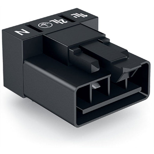 WAGO - Leiterplattensteckverbinder Stecker für Leiterplatten 890-814/011-000 4-polig,schwarz − 50 Stück