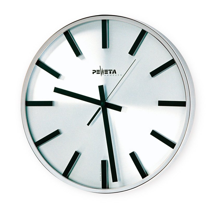 Peweta - Uhr Quarz-Batterie-Uhr 41.232.441 innen,1,5V,D=400mm