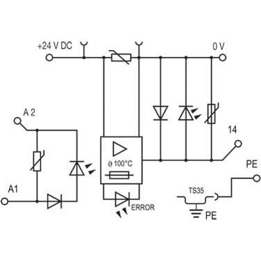 Weidmüller - Optokoppler Solid-State-Relais MOS 24VDC/8-30VDC 2A 8-30VDC