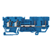 WAGO - Durchgangs-Reihenklemme 2-Leiter/2-Pin-Basisklemme 769-171/000-006 blau − 50 Stück