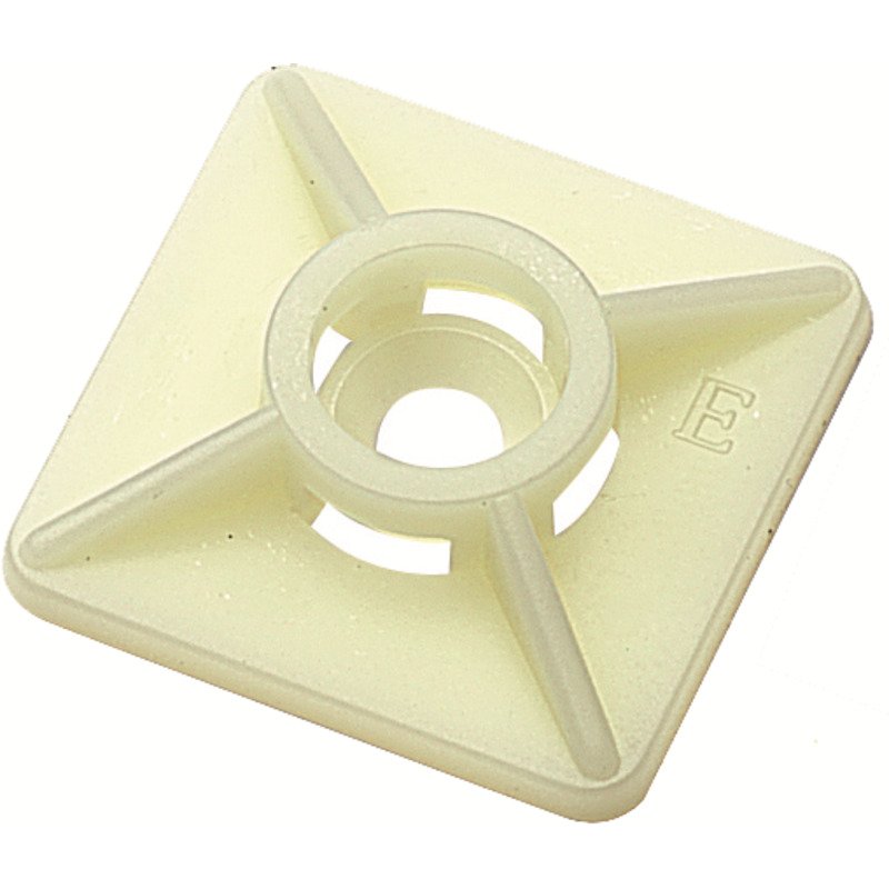 Weidmüller - Befestigungssockel und -element für Kabelbinder Kabelbinderhalter CBH 27/27 NC − 100 Stück